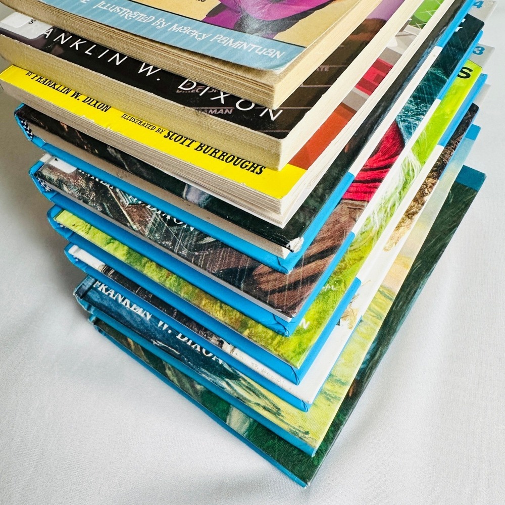 Vintage The Hardy Boys Nancy Drew Mystery Book Lot of 9 Franklin Dixon Classic - Picture 7 of 12